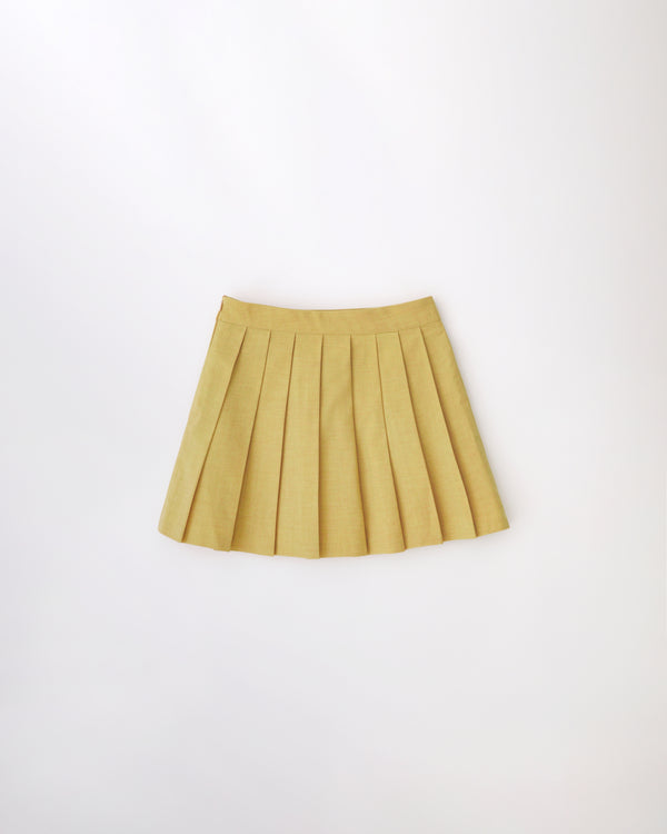 New roman skirt_mustard