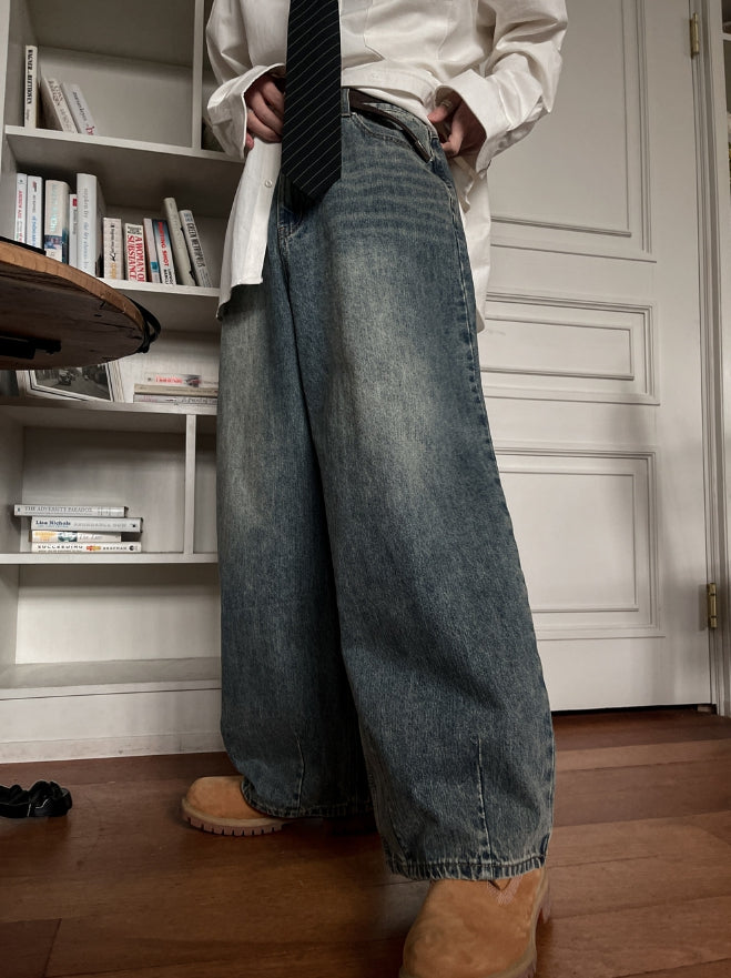 【2plan】Dilly Washing Balloon Denim Pants Dilly Washing Balloon Denim Pants - 2PLAN | 60% - Asian