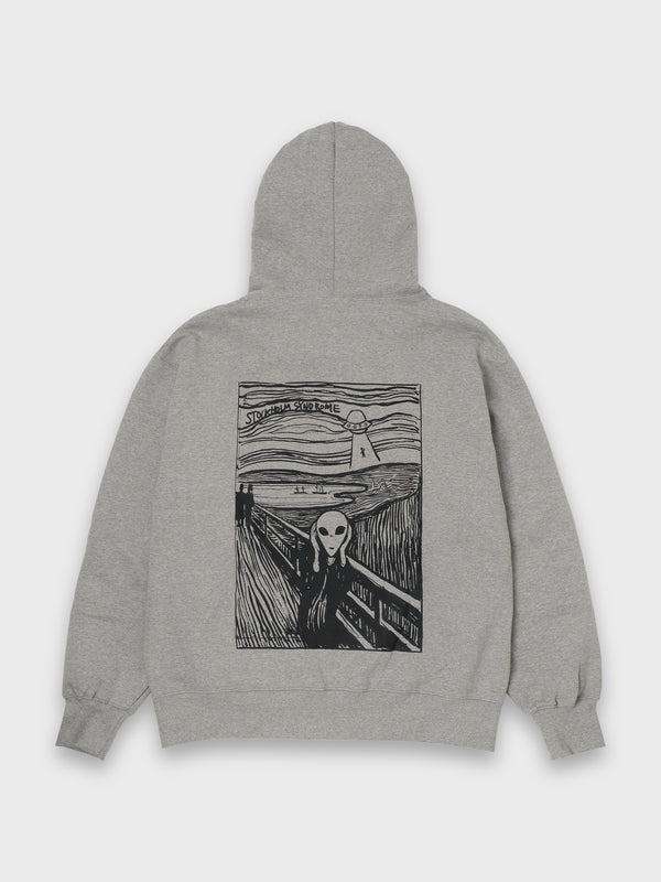 ALIEN HOODIE - GREY