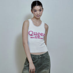 QUEEN TANK_WHITE