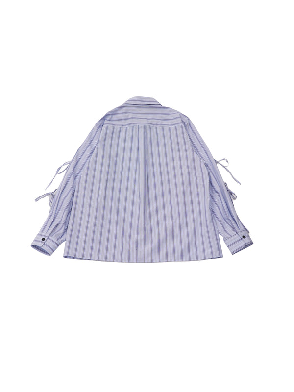 arm ribbon stripe shirt