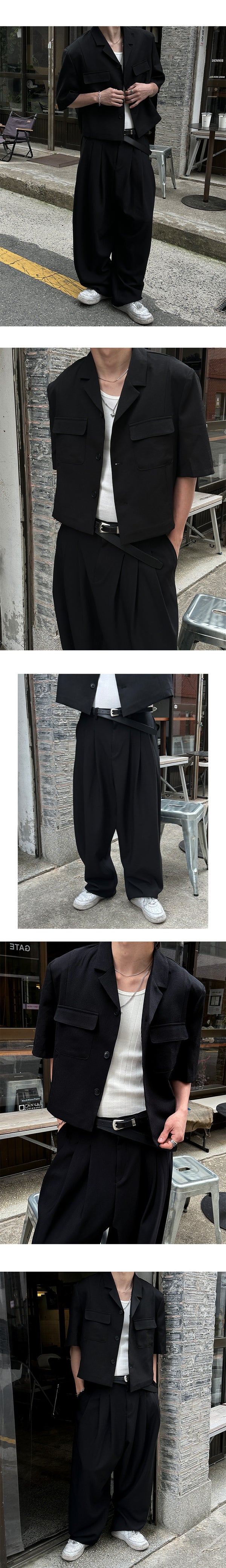 [S/S] Natural wide tuck slacks(3color)