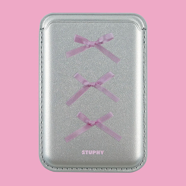 [10%Off] Pink Ribbon MagSafe Card Slot