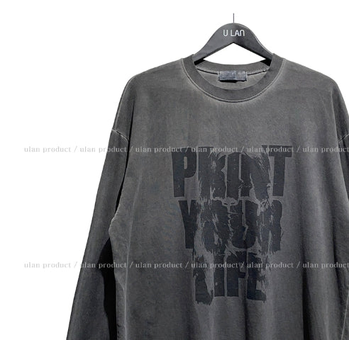 Leff printed oversized fit long sleeves