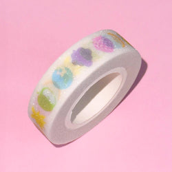 rainbow fruit glitter masking tape