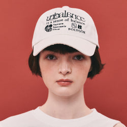 Unbalance Ball Cap_White