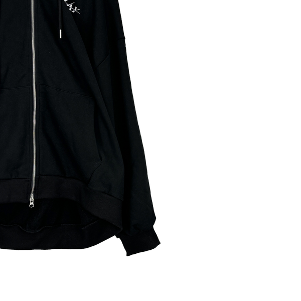 two-way track hood zip-up