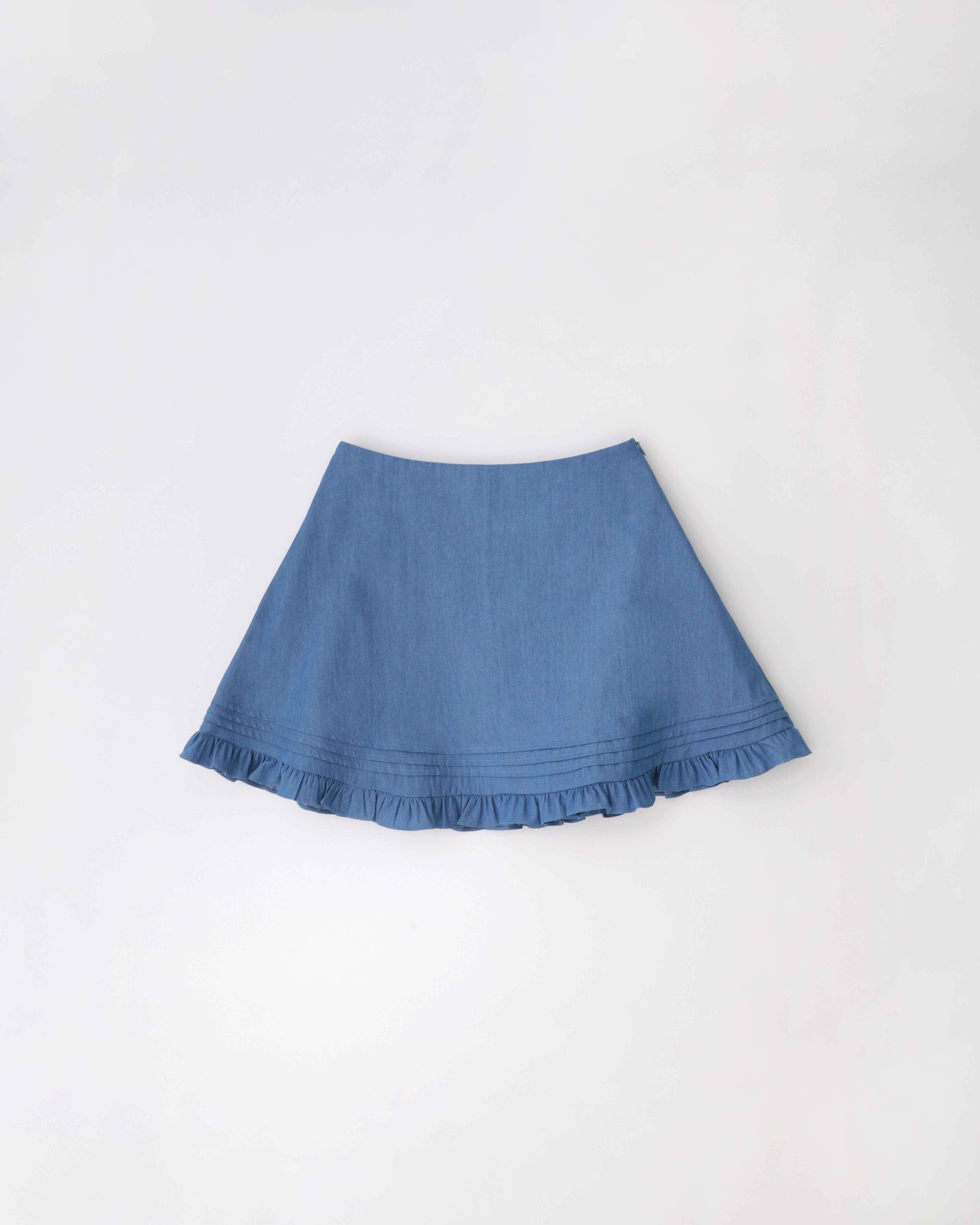 Montana frill skirt_denim