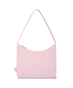 Clover Heart Nylon Hobo Bag Pink