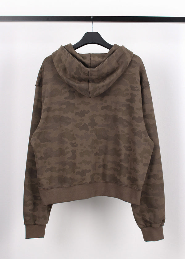 CAMO HOOD ZIP-UP