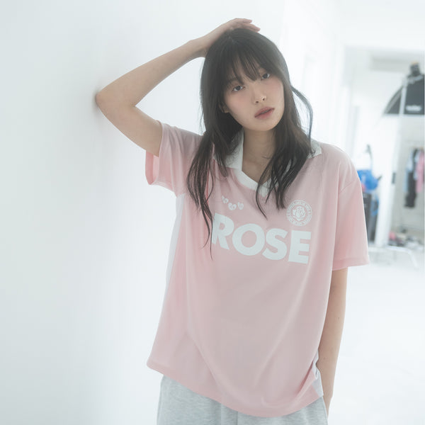 ROSE SOCCER UNIFORM S/S TEE(PINK)