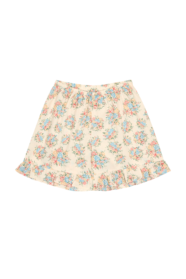 ULLALA PAJAMA Bloom Short-sleeve Two-piece  Light Beige[24145WTSSN]