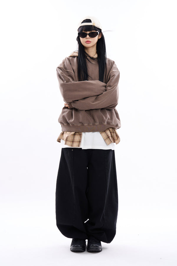 Maclean washed crop sweatshirt