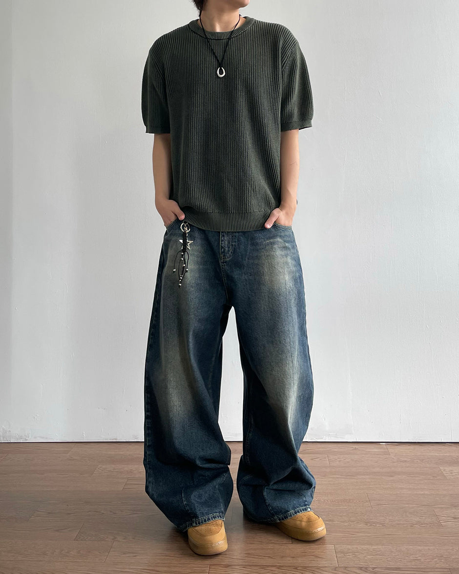ダストバルーンデニムパンツ