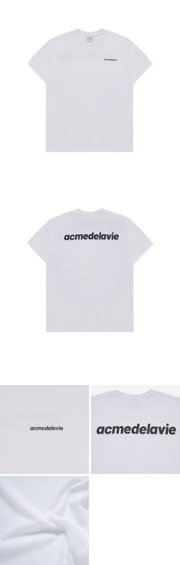 24FW BOLD FONT LOGO SHORT SLEEVE T-SHIRT (OVERSEAS EXCLUSIVE) WHITE