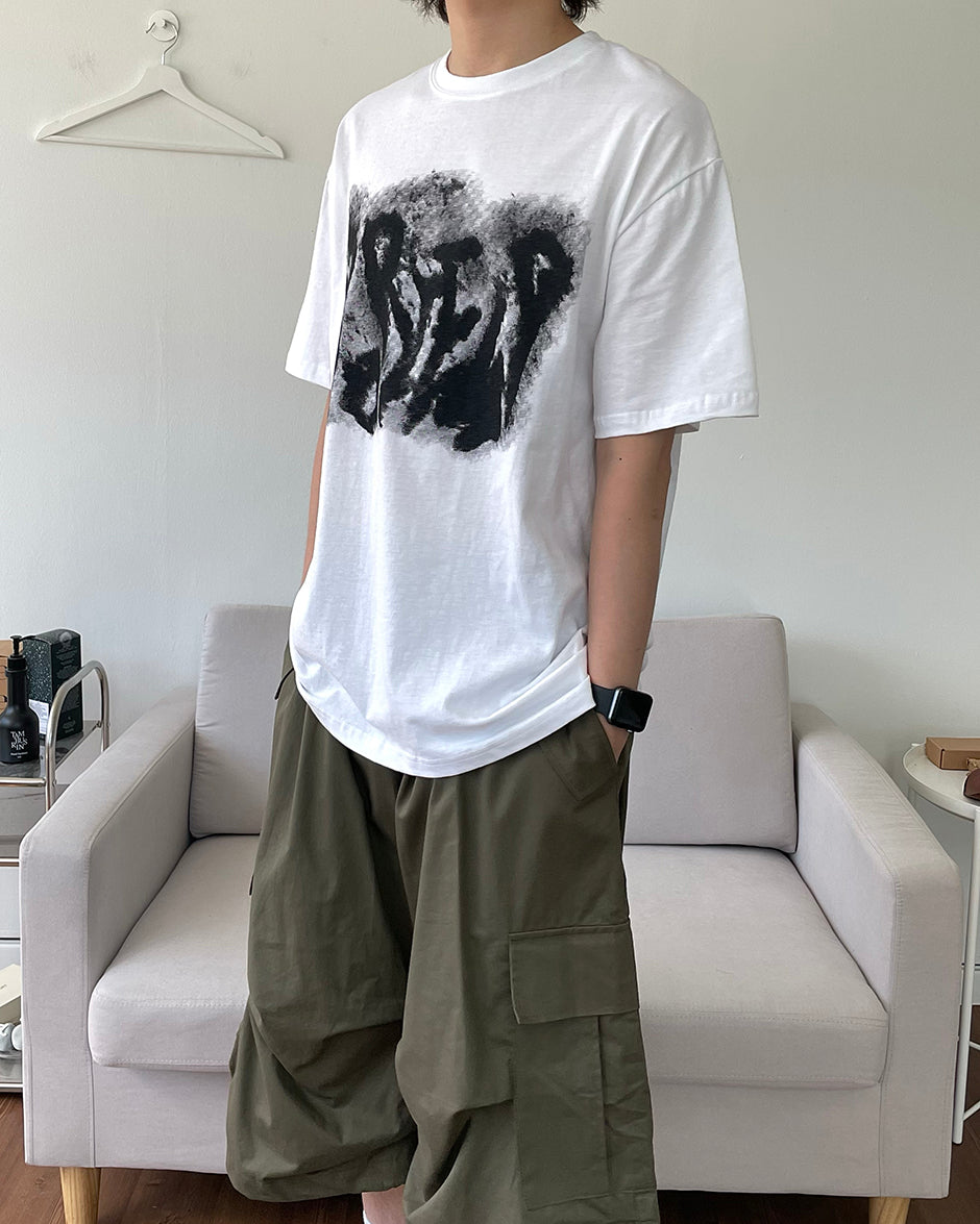 Spray Printed T-shirt