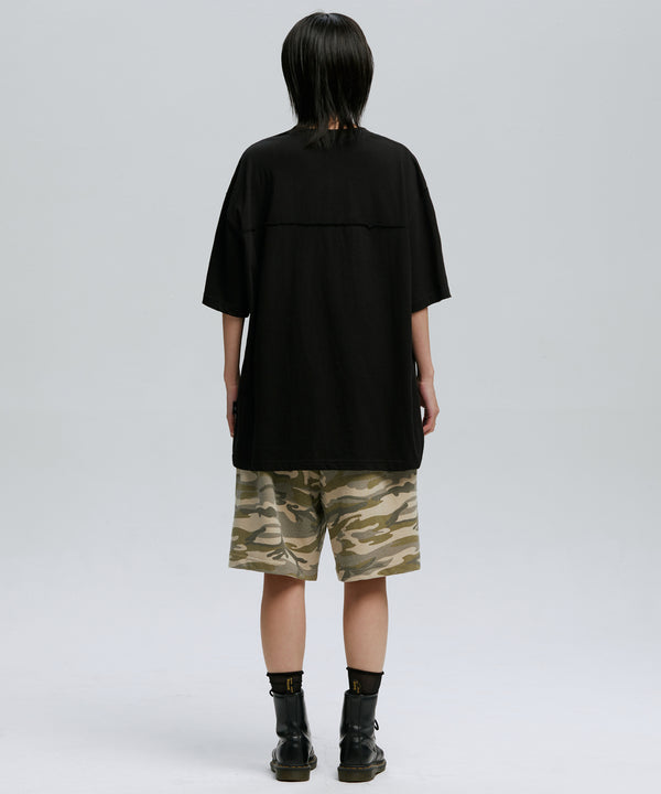 SYMBOL EDGE-CUT T-SHIRTS_BK