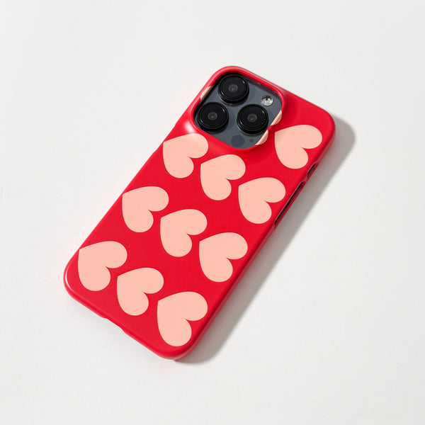 Heart Pattern (Matt Phone Case)