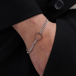 thin chain bracelet stainless steel_CLEF 1975s BRC