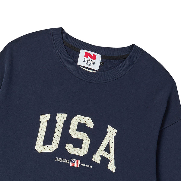 [COLLECTION LINE] AMERICAN DREAM VINTAGE SWEAT-SHIRTS NAVY