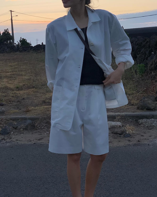 work jacket (white)