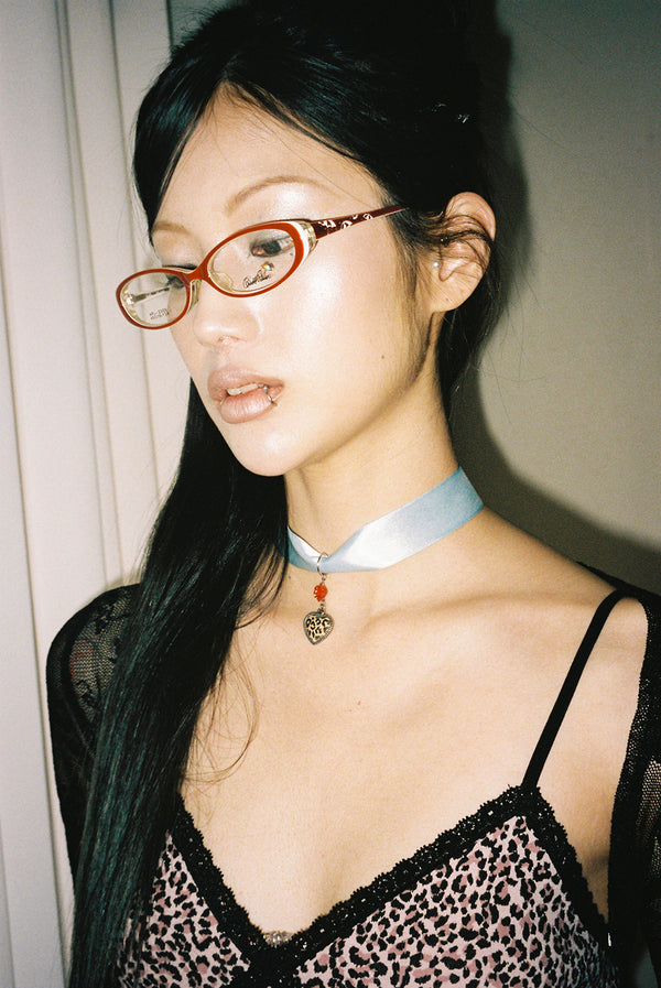 [春] - Leopard heart choker