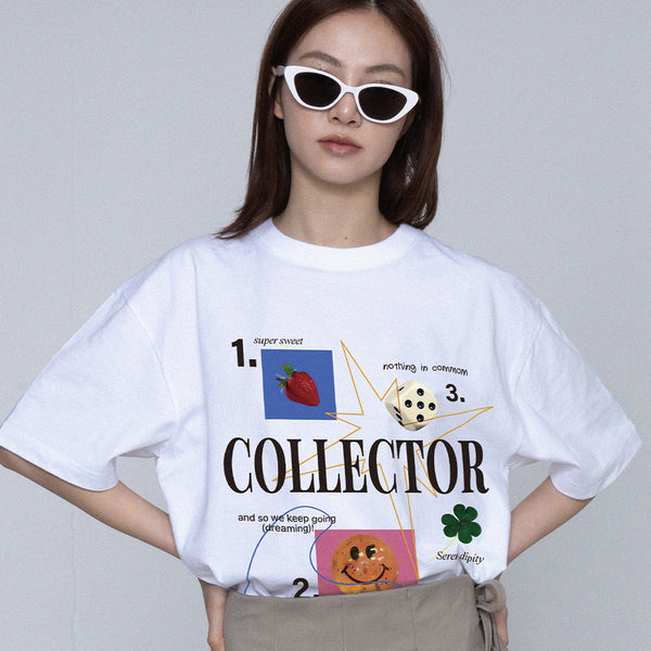 [UNISEX] G NO.2 Collage Short Sleeve T-shirt