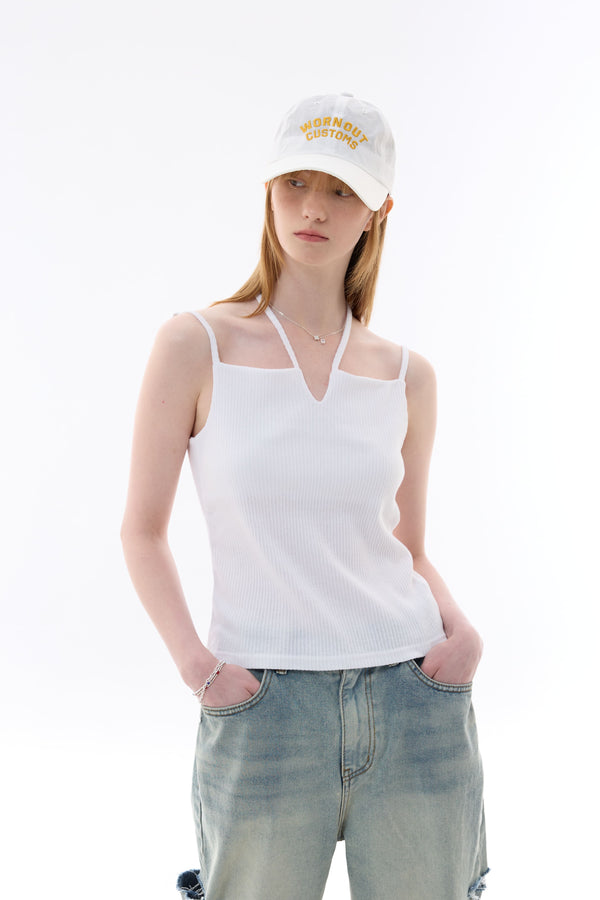 WINSOME BUSTIER SLEEVELESS / WHITE