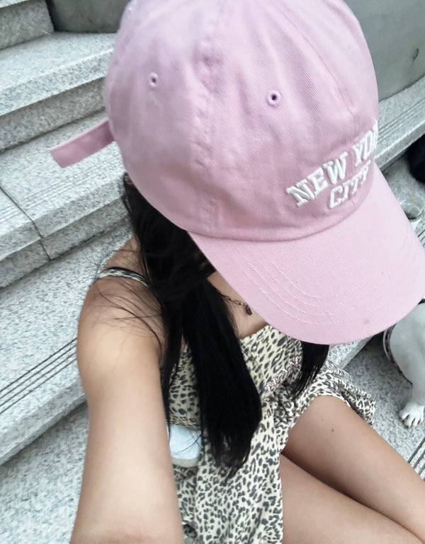 Light pink city ball cap