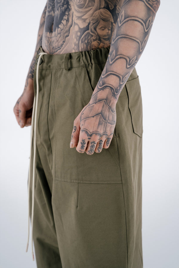 Mwoong Balloonfit Work Pants(KHAKI)