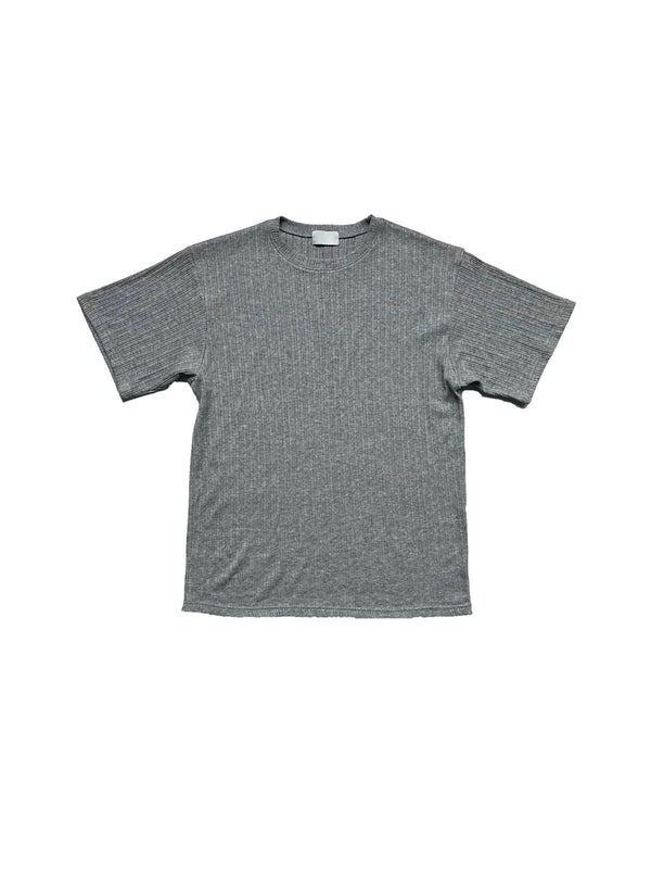 Soft ribbed half t-shirt 