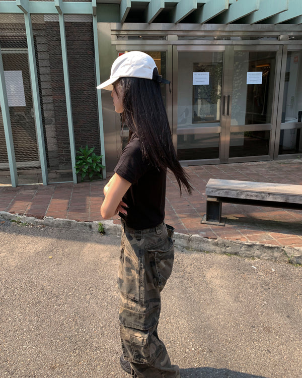 (Unisex) Camo pocket pants