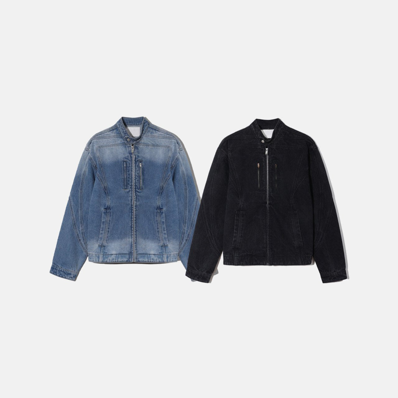 Our Biker Denim Jacket (2color) - HIFIFNK | 60% - Asian