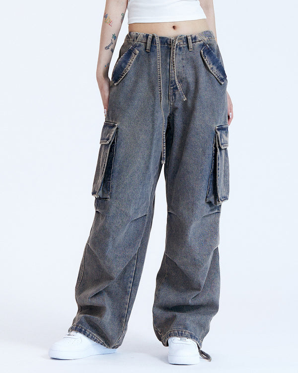 PCP POINT CARGO DENIM PANTS 