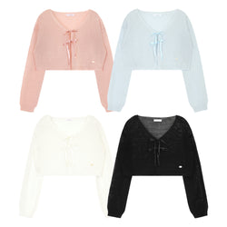 SUMMER RIBBON CARDIGAN (4 colors)