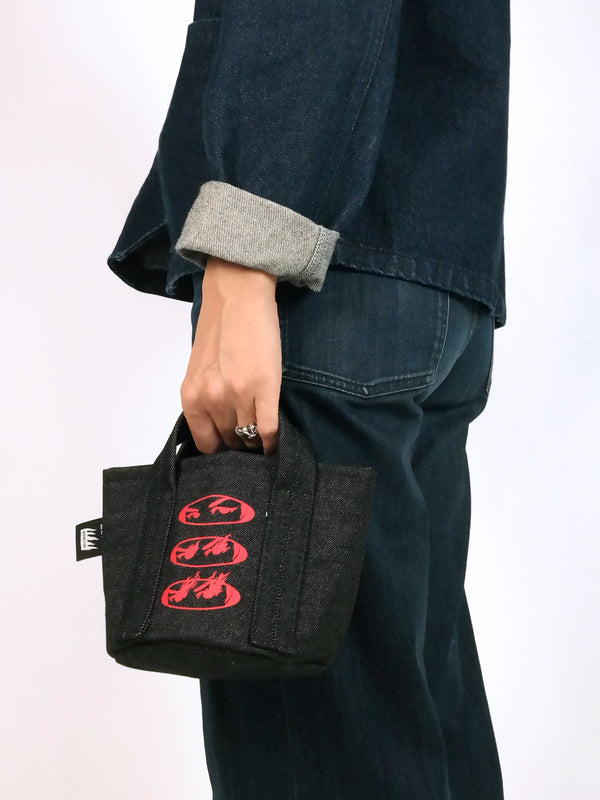 small TOTE_Denim Black