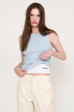  THEOHYOU SLEEVELESS (SKY BLUE)