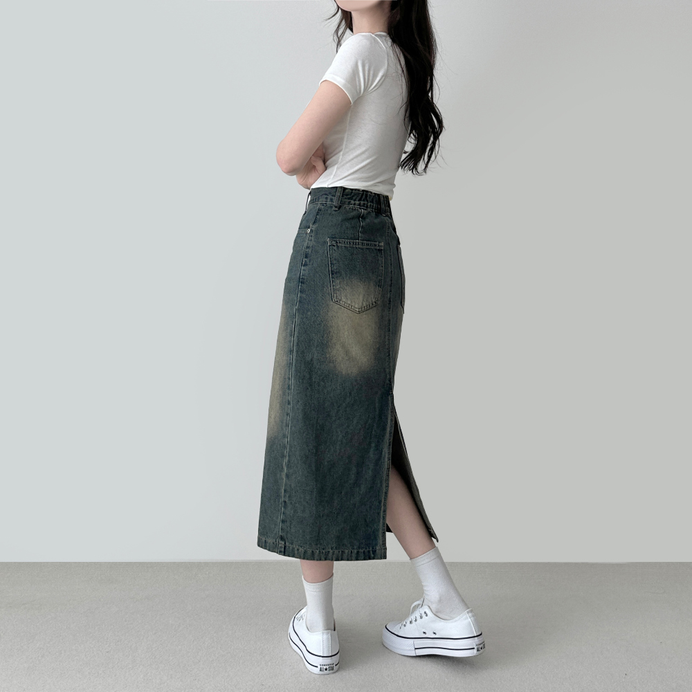 Monet denim skirt denim skirt