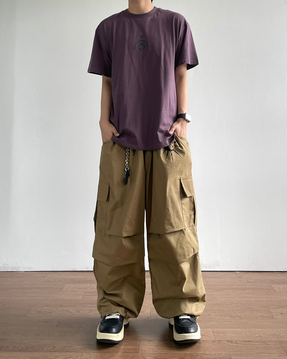 カゲロプリントショートスリーブTシャツ