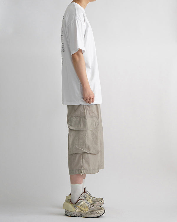 Cargo string bermuda pants