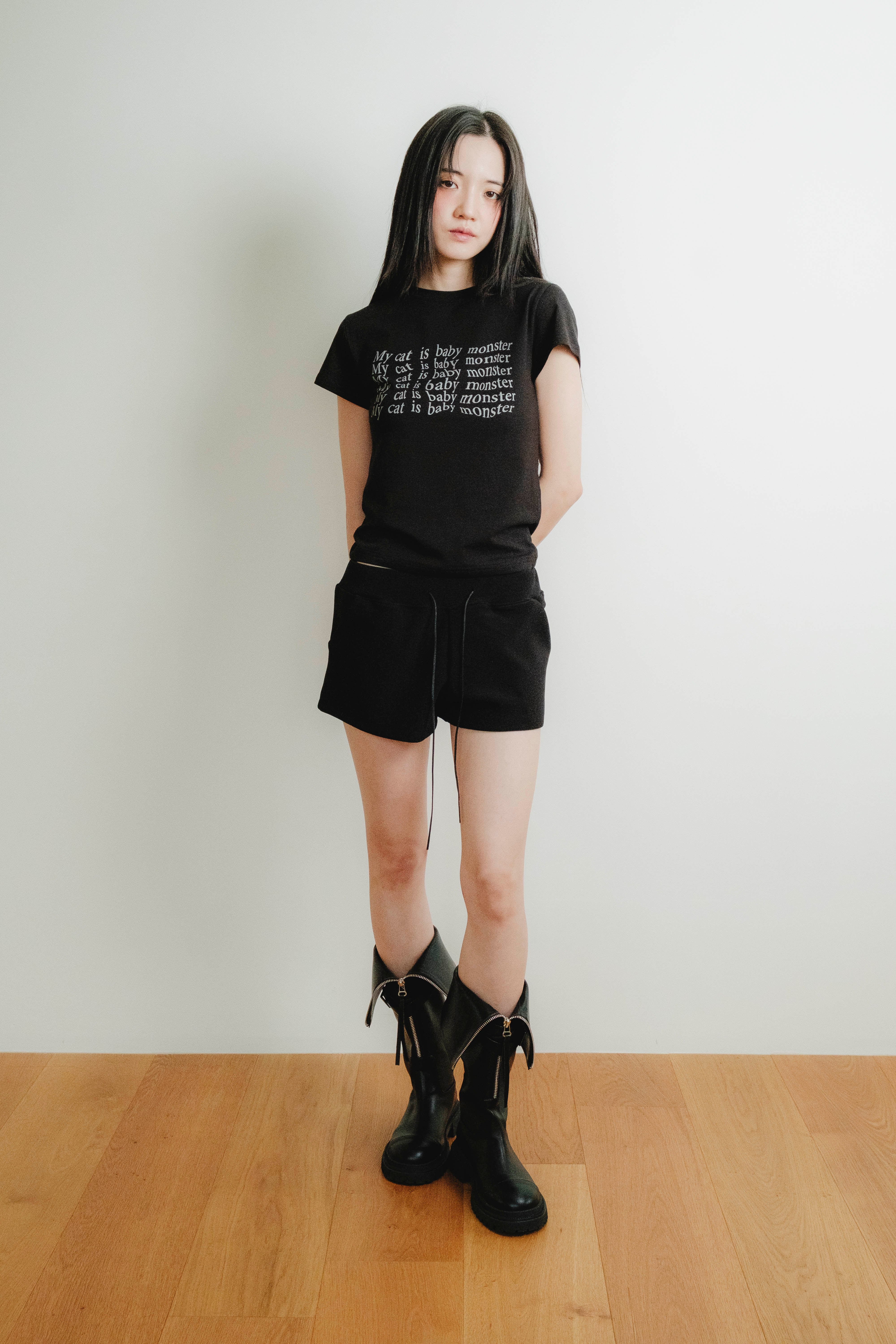  BABY MONSTER T-SHIRT / BLACK