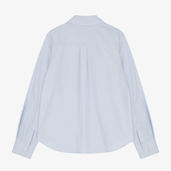 Basic Cotton Shirt Blue