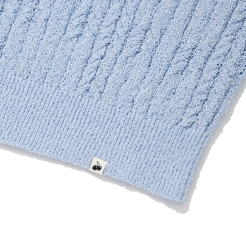 ★ KIRSH★ Kirsch Plain Bag Hole Point Knit Sky KTMC5KNT01S KIRSH PLAIN BACK HOLE POINT KNIT - SKY - KIRSH | 60% - Asian