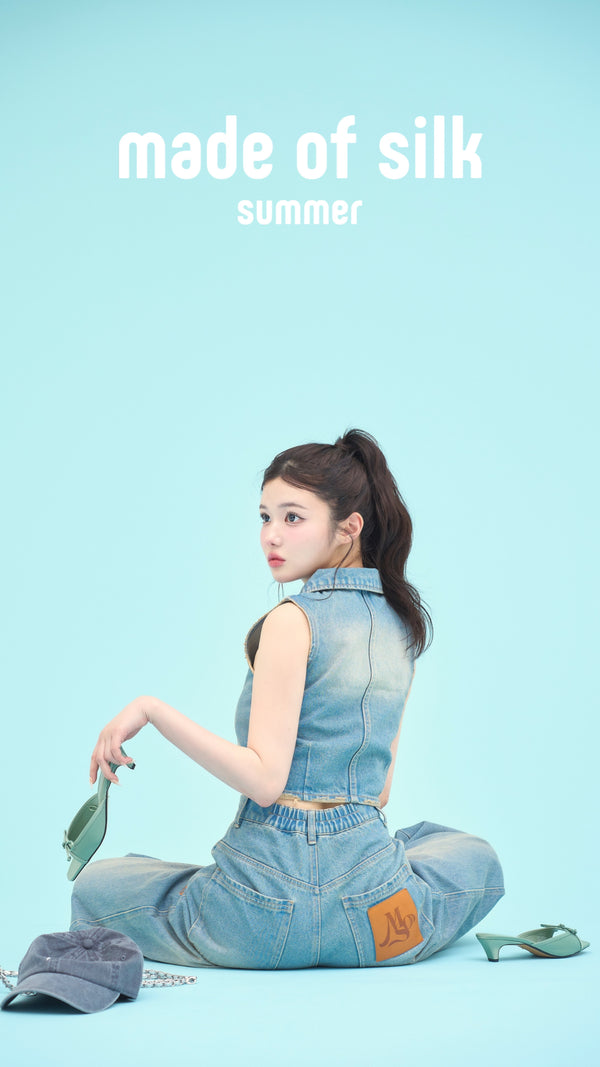 デニムワイドパンツ / denim wide pants