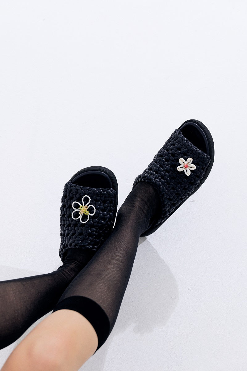 Shell Flower Shoes-Charm