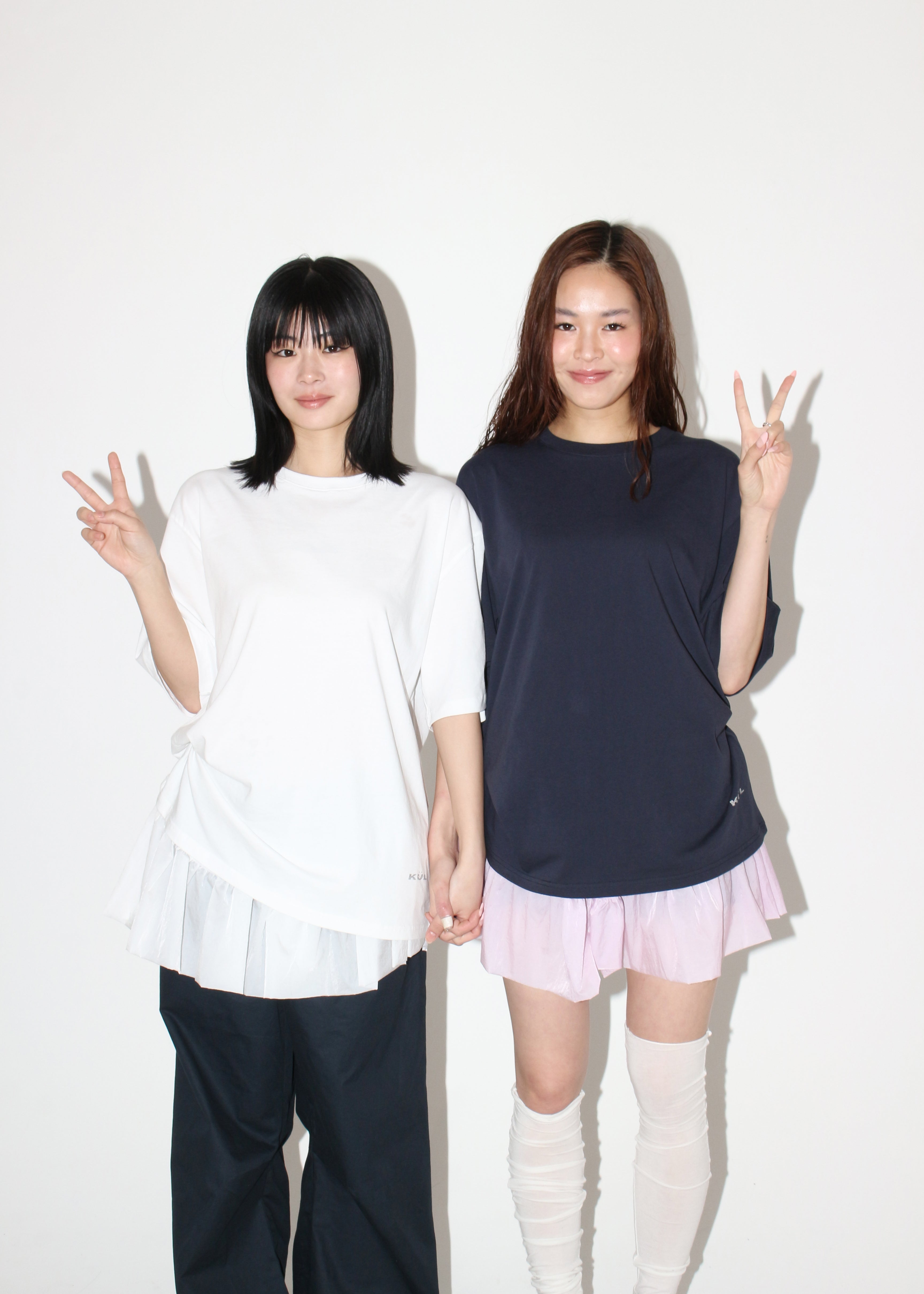 スパイラルTシャツ [Navy]