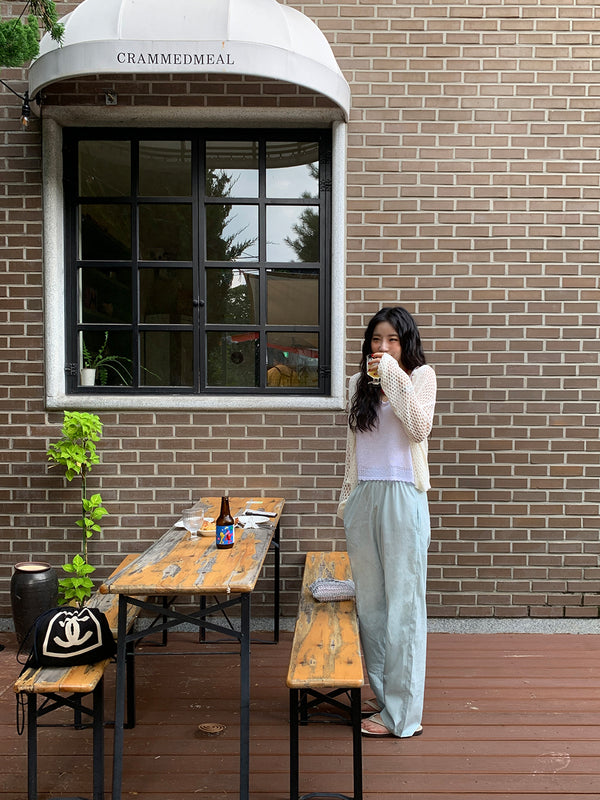 [MADE] KEITO SEERSUCKER BANDING LONG PANTS