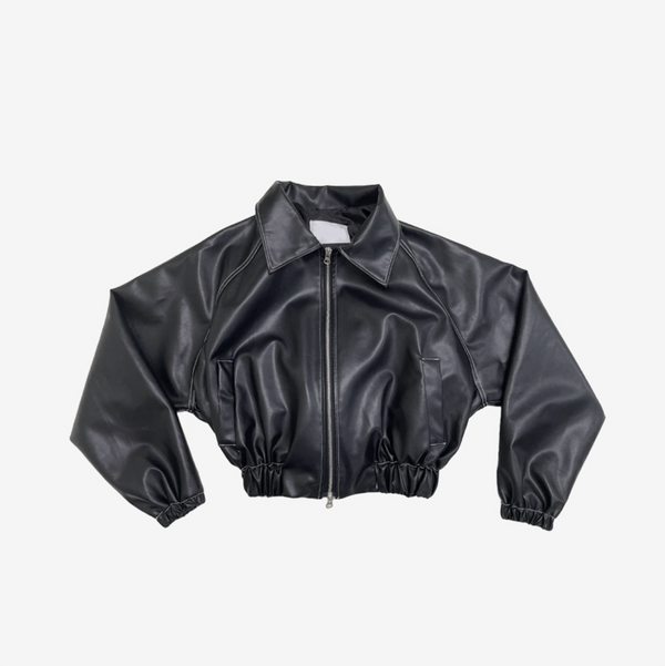 Roya Stitch Leather Jacket