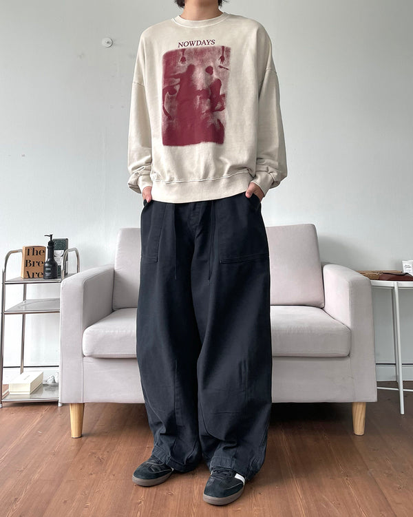 Fatigue Washing Balloon Pants