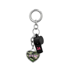 NO.552 [BLACK PINK] 24 COLOR WHISTLE KEY RING